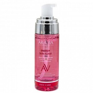 Косметика Aravia Laboratories Пенка для умывания с муцином улитки и гинкго билоба Energy Skin Foam, 150 мл