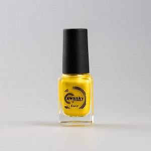 Лак для стемпинга SWANKY STAMPING №M05 жёлтое золото 6мл
