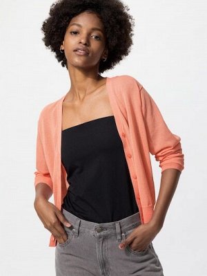 UNIQLO - легкий кардиган с V-образным вырезом - 10 PINK
