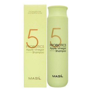 MASIL 5 PROBIOTICS APPLE VINEGAR SHAMPOO Шампунь против перхоти с яблочным уксусом и пробиотиками 300мл
