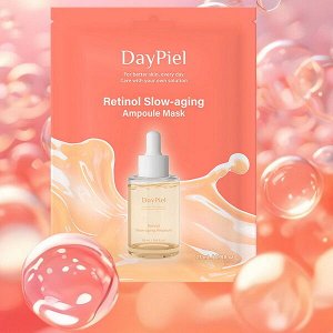 Тканевая антивозрастная ампульная маска для лица с ретинолом DayPiel Retinol Slow-Aging Ampoule Mask, 27мл