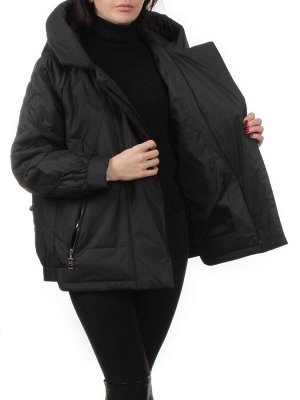 903 BLACK Куртка демисезонная женская (100 гр. синтепон)