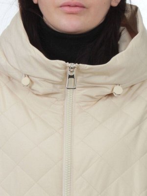919 BEIGE Куртка демисезонная женская (100 гр. синтепон)