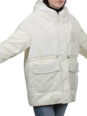 M24-209 MILK Куртка демисезонная женская (100 гр. холлофайбер)