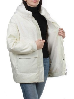 M24-209 MILK Куртка демисезонная женская (100 гр. холлофайбер)