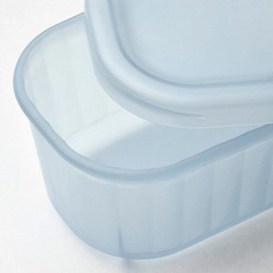 RYKTA РИКТА Контейнер для хранения с крышкой, 9x24x7см