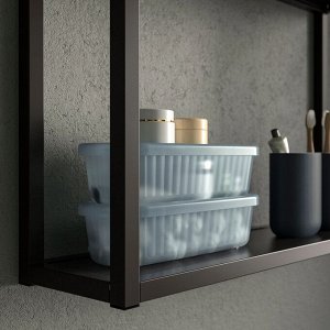 RYKTA РИКТА Контейнер для хранения с крышкой, 9x24x7см