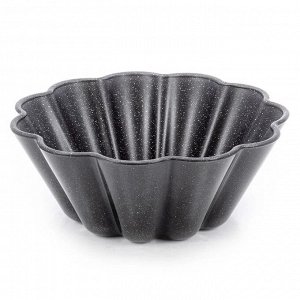 Форма для кекса стеклянная Borcam Non Stick 1.68 л, черная
