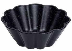 Форма для кекса стеклянная Borcam Non Stick 1.68 л, черная