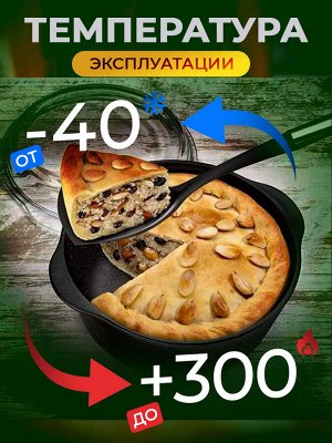 Круглая форма для запекания стеклянная с крышкой Borcam Non Stick 2.1 л, черная