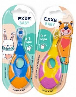 EXXE Baby зубная щетка детская 0-2 года