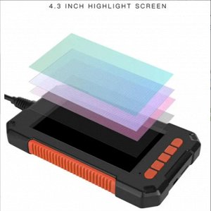 Эндоскоп Эндоскопическая камера Andowl Q-NK68 портативный с монитором 4K 2600 mAh
