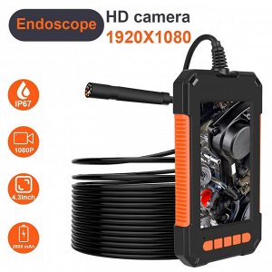 Эндоскоп Эндоскопическая камера Andowl Q-NK68 портативный с монитором 4K 2600 mAh