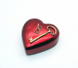 Свеча Сердце с Ключиком Арт-0448