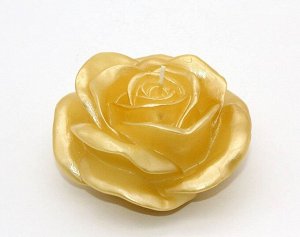 Свеча Роза Золотая Арт-3330