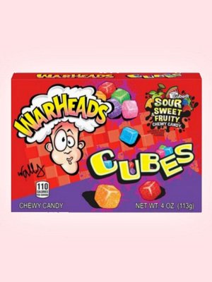 Мармелад Вархедс кислые кубики (Warheads Chewy Cubes) 99 гр