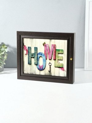 Ключница "Home" венге 26х31 см