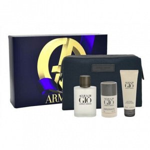 ARMANI ACQUA  DI GIO  men set (100ml edt + 75ml sh/gel + 75ml deo stick) туалетная вода мужская  дезодорант