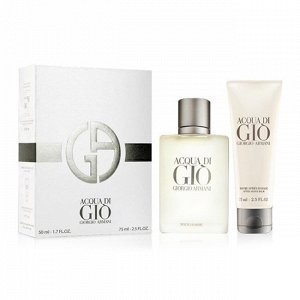 ARMANI ACQUA  DI GIO  men set (50ml edt + 75ml sh/gel) туалетная вода мужская
