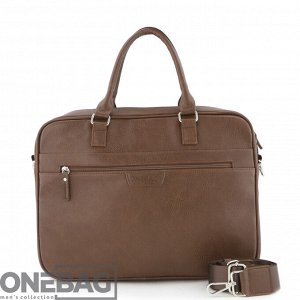 Сумка мужская ONEBAG большая на коротких ручках и регулируемом плечевом ремне(min:975, max:1575)