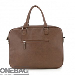 Сумка мужская ONEBAG большая на коротких ручках и регулируемом плечевом ремне(min:975, max:1575)