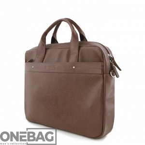 Сумка мужская ONEBAG большая на коротких ручках и регулируемом плечевом ремне(min:975, max:1575)