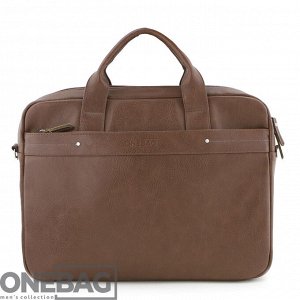 Сумка мужская ONEBAG большая на коротких ручках и регулируемом плечевом ремне(min:975, max:1575)
