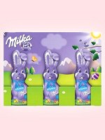 Шоколадные зайцы Milka Милка 3 в 1 45 гр Пасха Пасхальные сладости