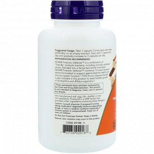 Now Foods, Probiotic Defense, 90 растительных капсул