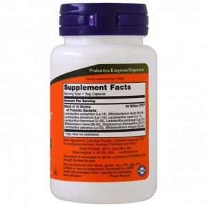 Now Foods, Probiotic-10, 50 млрд, 50 растительных капсул