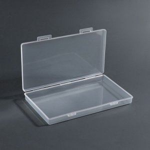 Бокс для хранения мелочей, 19.5x10.5x2.2 см, прозрачный