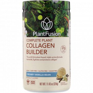 PlantFusion, Комплексная добавка с растительным коллагеном, со вкусом ванили, 324 г