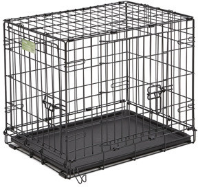 Клетка MidWest iCrate для собак 91х58х64h см, 2 двери, черная