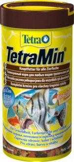 TetraMin корм для всех видов рыб в виде хлопьев 250 мл