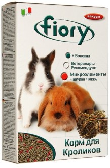 FIORY корм для кроликов Pellettato гранулированный 850 г