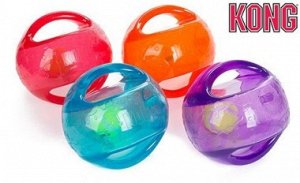 Игрушка KONG для собак средних и крупных пород, Джумблер Мячик 14 см, синтетическая резина, цвета в ассортименте