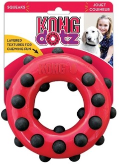 Игрушка KONG для собак Dotz кольцо большое, 15 см