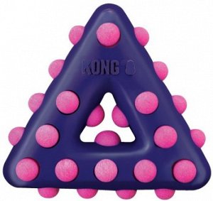 Игрушка KONG для собак Dotz треугольник большой, 17 см