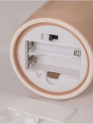 Светильник "Цилиндр" радуга LED 2хАА 8,5х8,5х17см