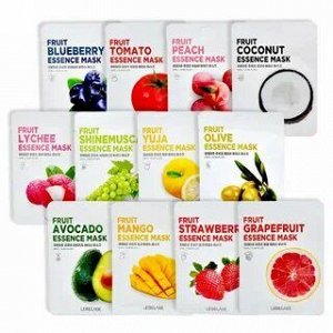 LEBELAGE FRUIT PEACH ESSENCE MASK Тканевая маска с персиком 25мл