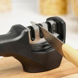 Точилка для ножей Доляна, 20x6x5.5 см, МИКС