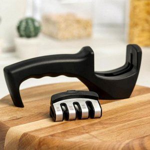 Точилка для ножей Доляна, 20x6x5.5 см, МИКС