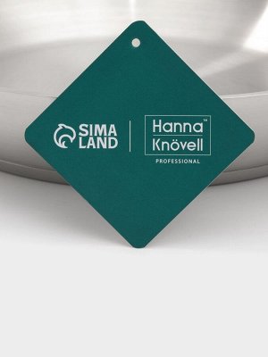 Сковорода Hanna Knövell, d=30 см, h=6 см, толщина стенки 0.6 мм, индукция, дно al+fe+al, нержавеющая сталь