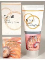 Пенка для умывания 3W CLINIC Foam Cieansing Snail 100 мл.