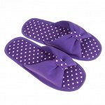 Тапочки женские цвет фиолетовый, размер 38-39