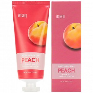 TENZERO RELIEF HAND CREAM PEACH Крем для рук с экстрактом персика 100гр