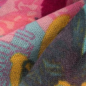 Палантин текстильный, размер 70х180, цвет бирюзовый PP1506_R16-3