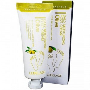 LEBELAGE DAILY MOISTURIZING OLIVE FOOT CREAM Ежедневный крем для ног с экстрактом оливы 100мл