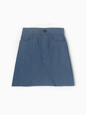 Юбка для девочки MINAKU: Jeans collection, цвет синий.