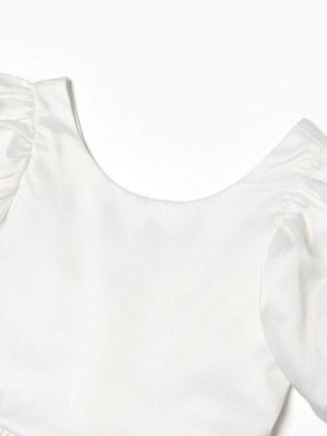 Платье нарядное детское MINAKU: PartyDress, молочное.